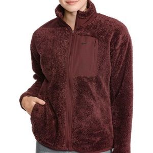 Burgundy Nike jacket